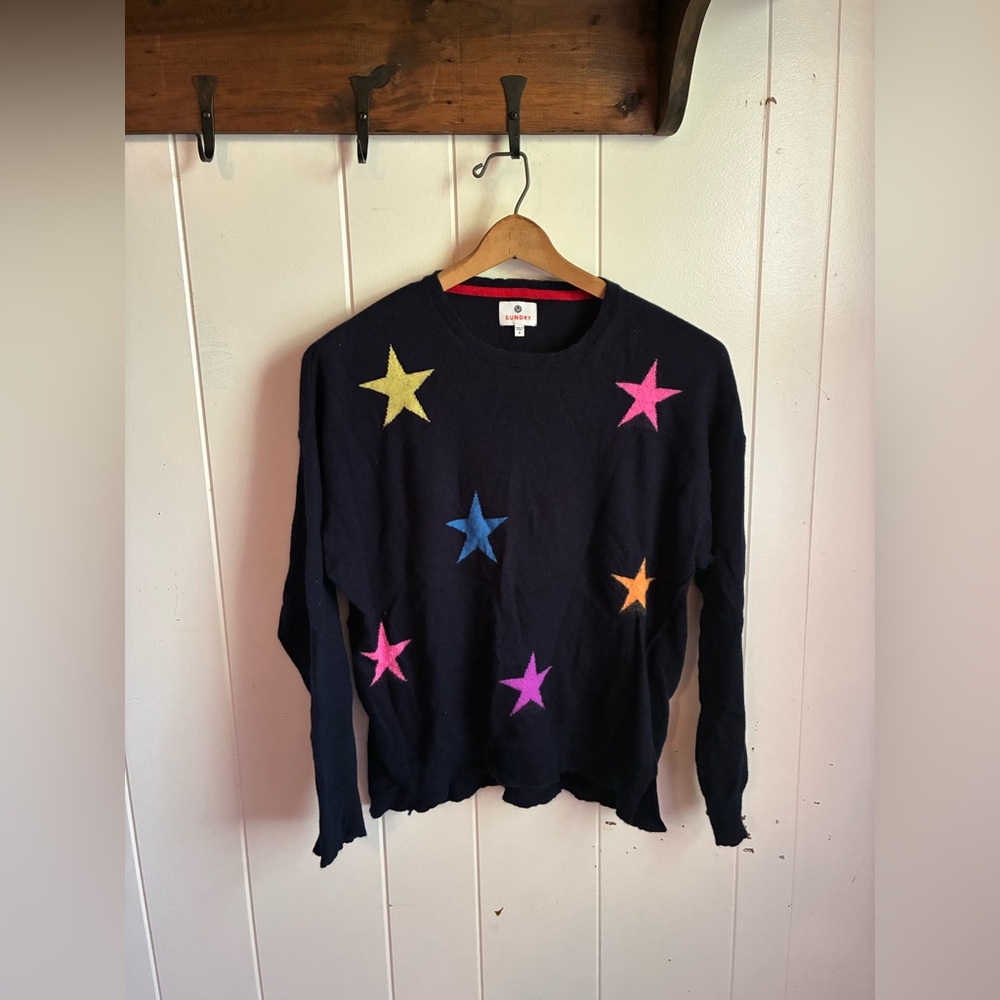 Sundry Wool Cashmere Star Sweater